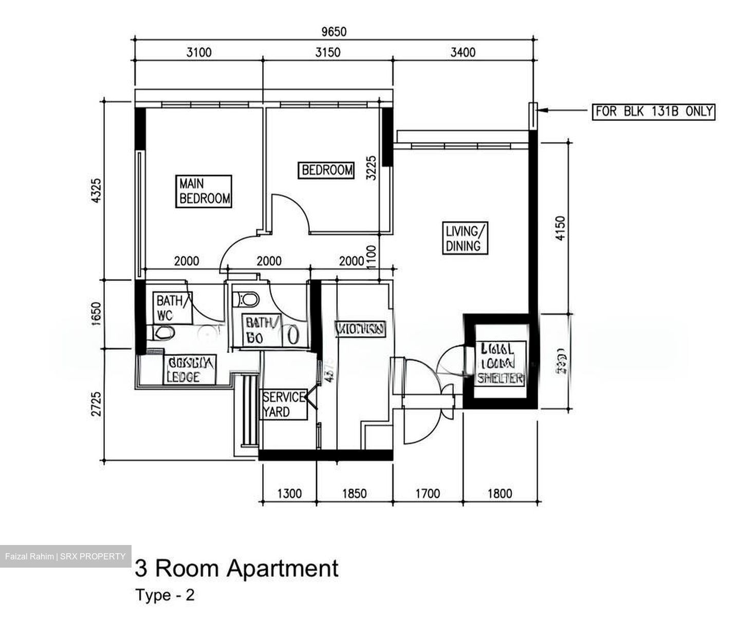 Blk 131B Eastlink I @ Canberra (Sembawang), HDB 3 Rooms #520712931